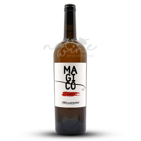 Garrafa de Magico Bianco 2024, vinho branco de Fabio Ferracane, Marsala, Sicília
