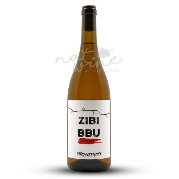 Garrafa de Zibibbu 2025, vinho branco de Fabio Ferracane, Marsala, Sicília