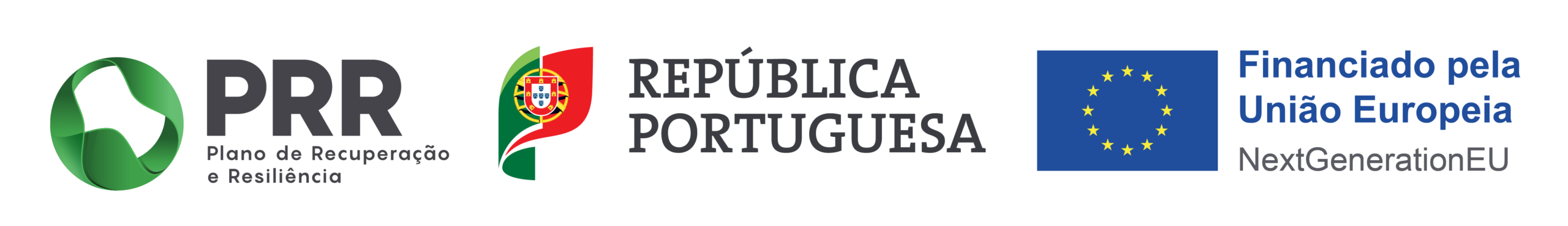 Barra de financiamento do PRR, da República Portuguesa e do NextGenerationEU